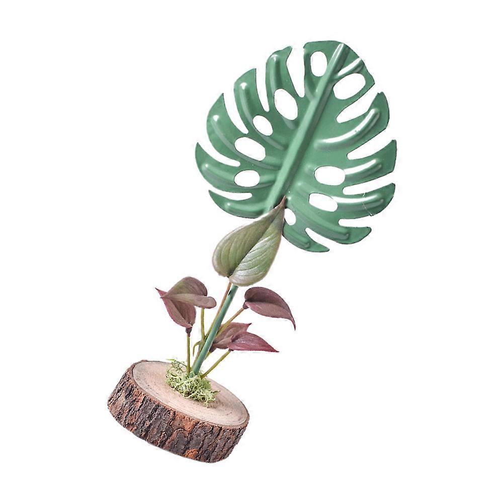 Fall Leaf Ornaments Elegant Leaf Decoration 17x8x4.5cm Indoor Decoration Unique Design 1Pack