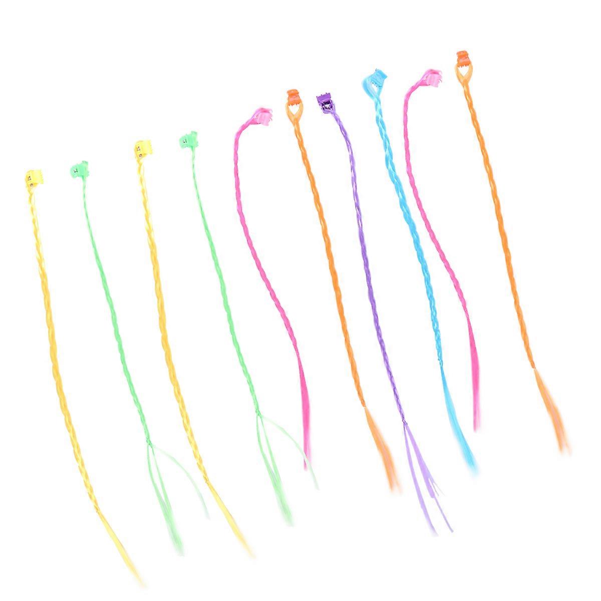 12 Pack Braided Wig Clips for Hair Extensions – Easy Hair Accessories for Parties & Events