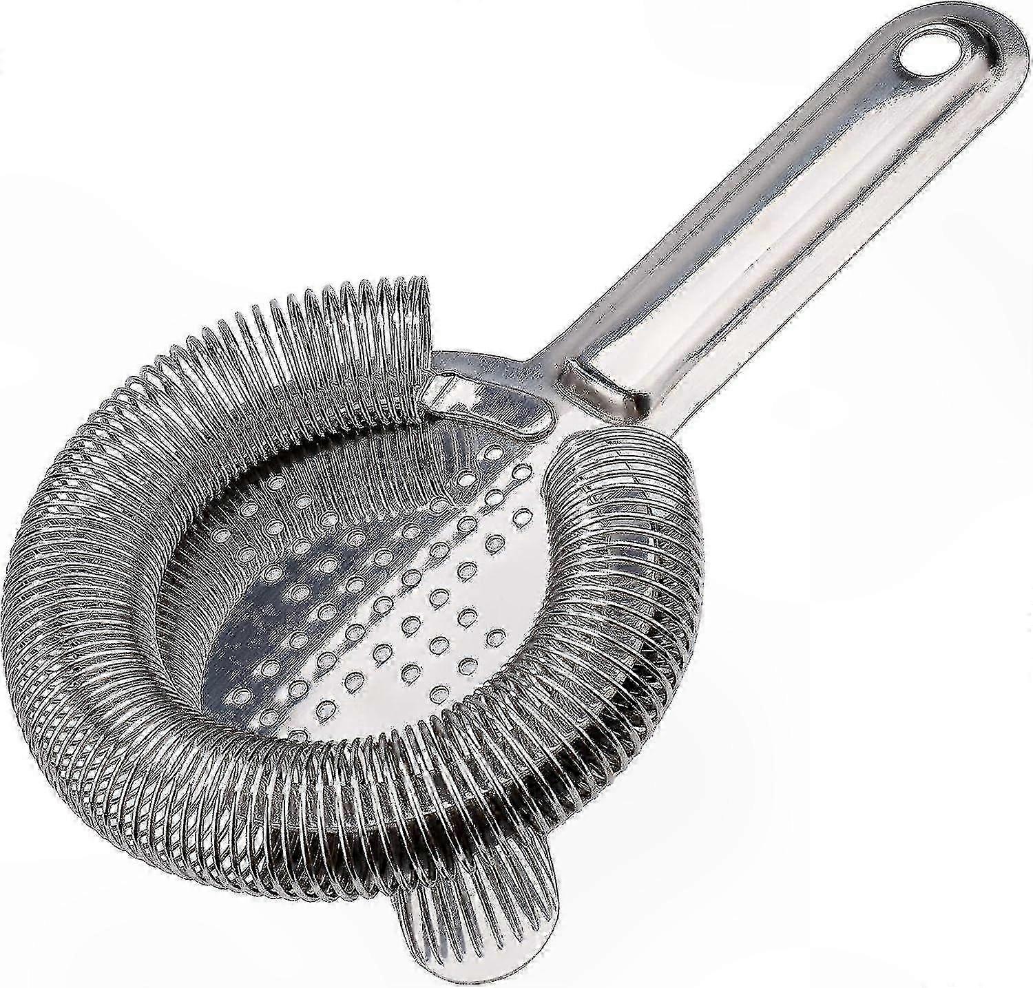 Durable Stainless Steel Cocktail Strainer with Rust-Resistant Design for Bartending 10x16cm