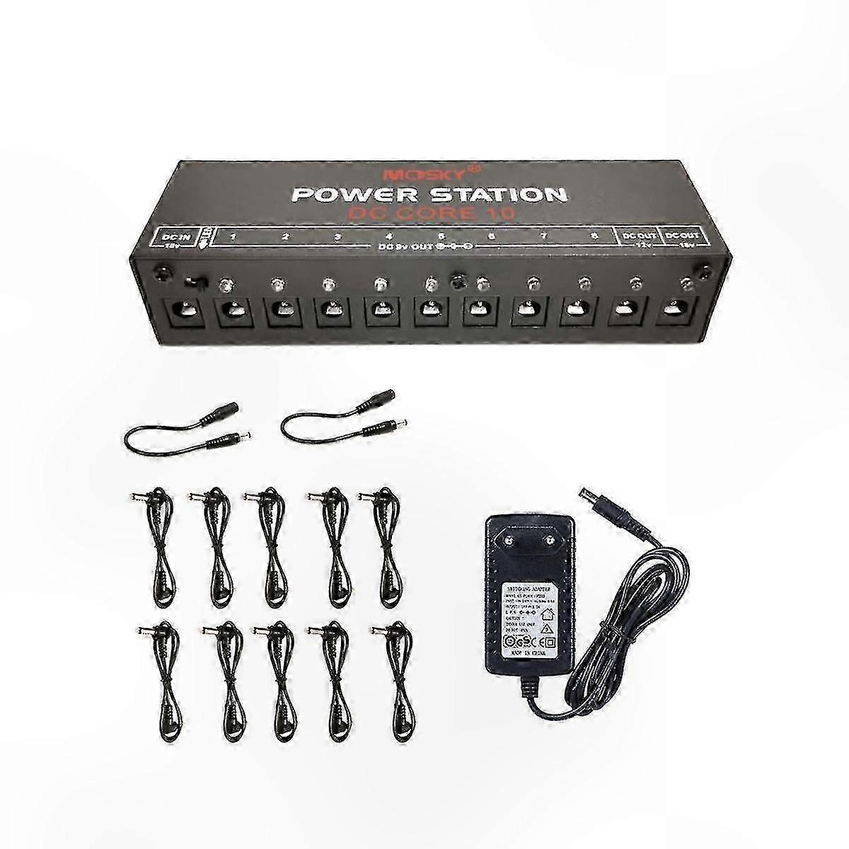 Mini Guitar Effect Power Supply 10 Isolated Output For 9v 18v Effect Pedal Over Current Protection