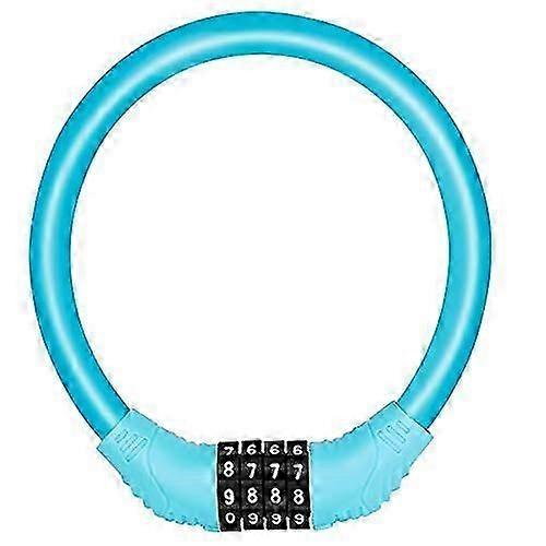 Bike Cable Lock Combo, Anti-Theft,Resettable, 12CM Diameter