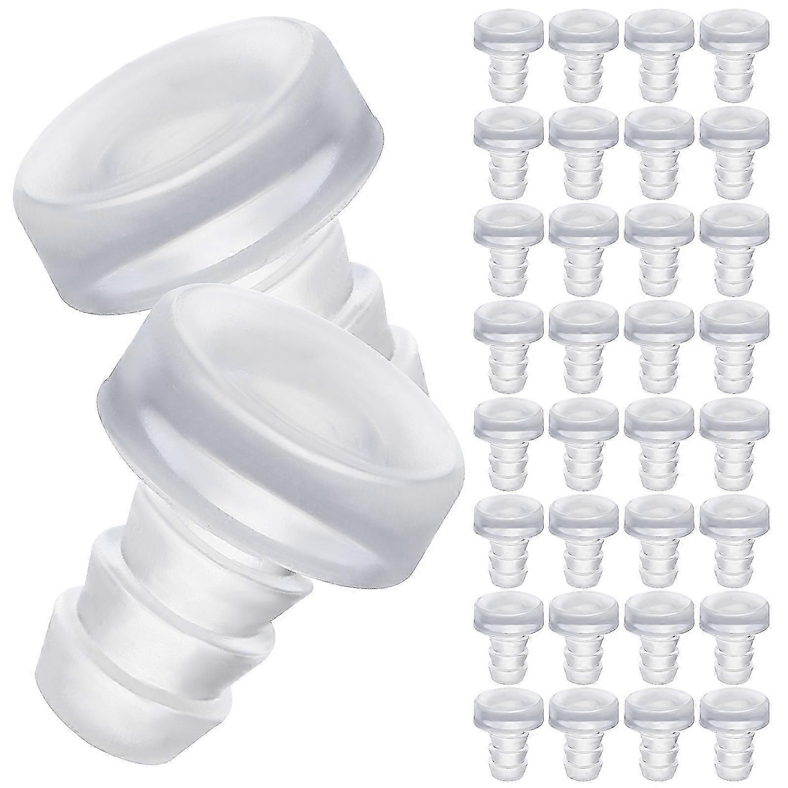 200 قطعة شفافة PVC وقف مصدات المضادة للتصادم الجدول مصدات الأثاث مخازن لأبواب مجلس الوزراء الأدراج