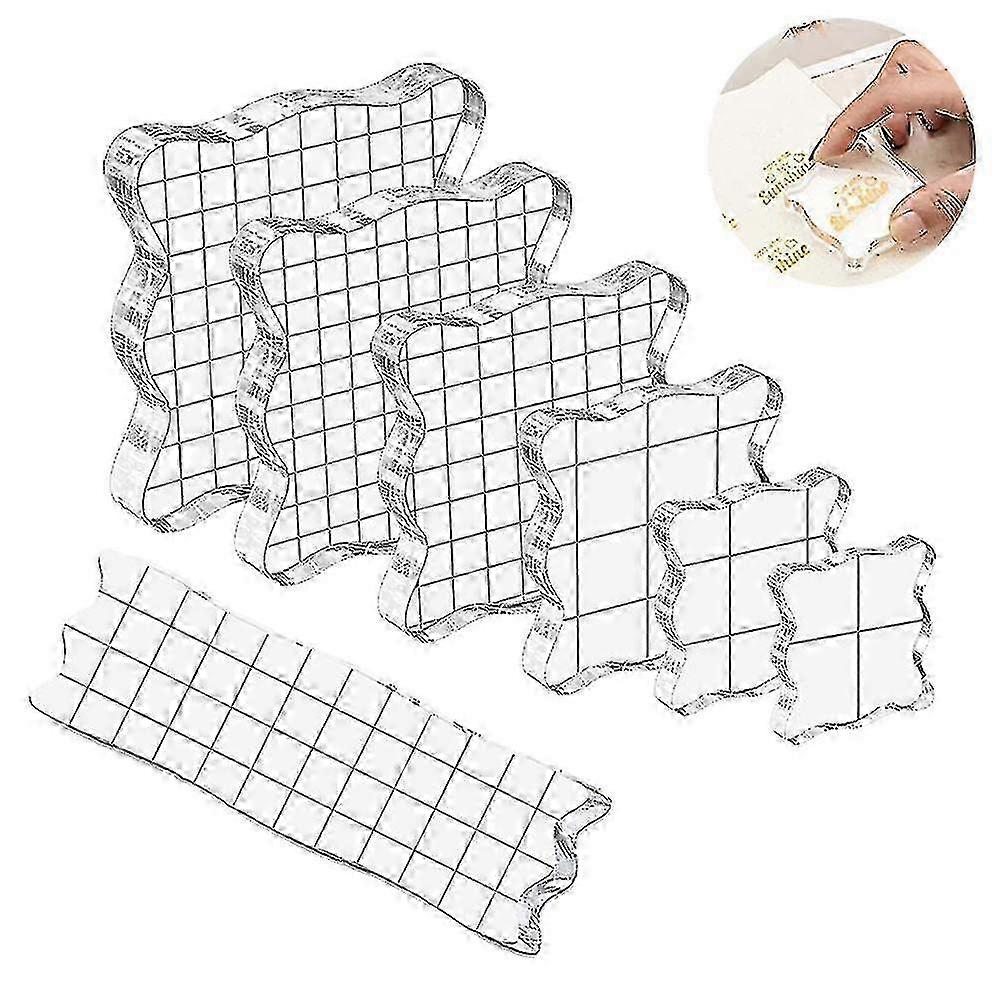 Crafting Tools with Grid Decorative Stamping Blocks for Creative Making