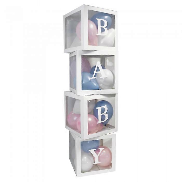 Eurowrap Baby Balloon Box (Pack of 4)