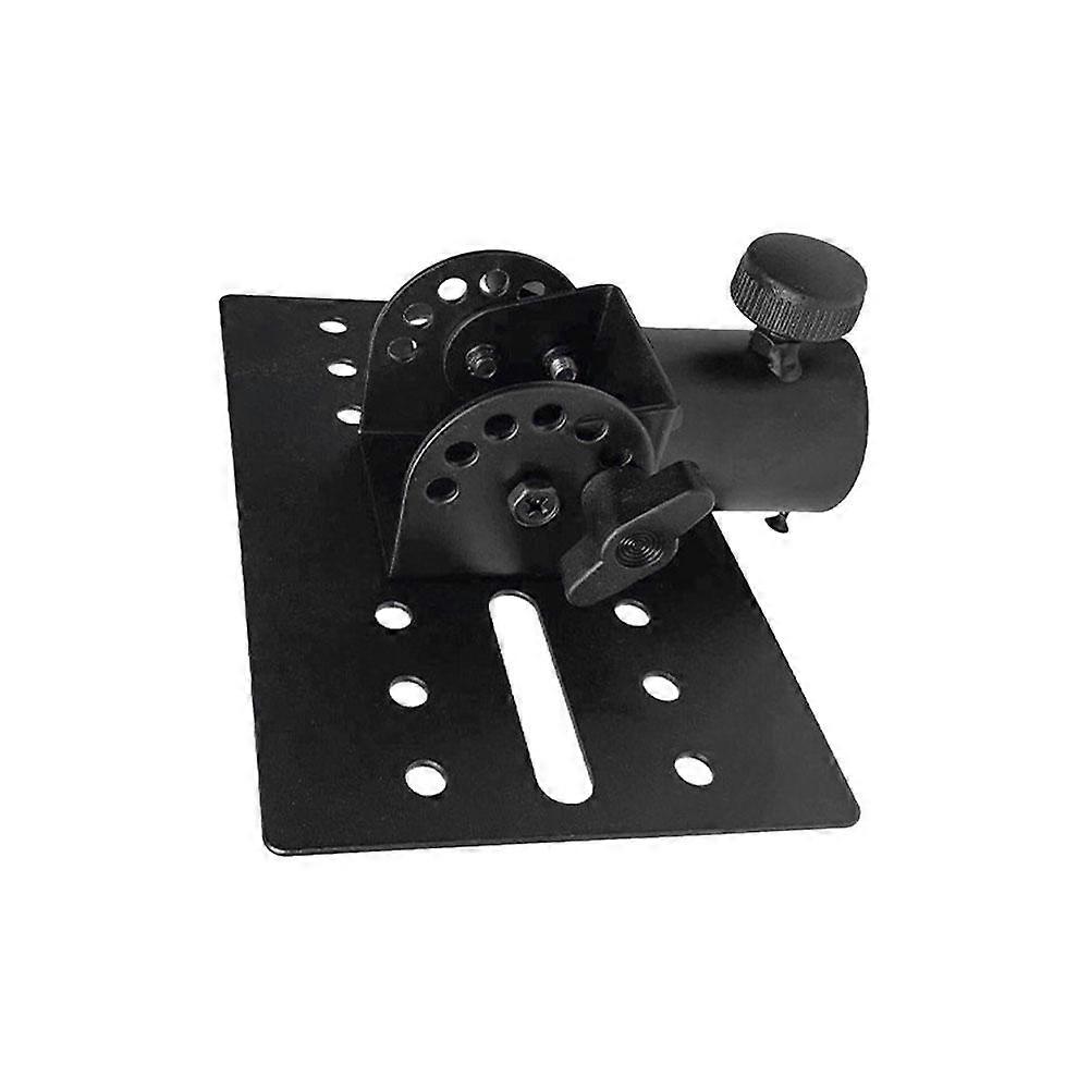 Rotatable 35mm Metal Mount Tripod Speaker Stand Adapter Top Angle Adjustable