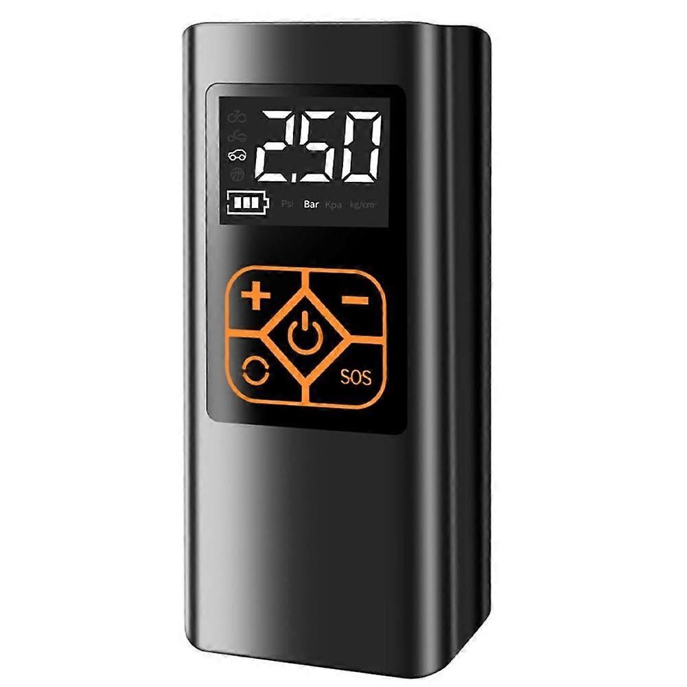 Car Air Pump Portable Car Air Compressor 4000MAh Digital Display Electric Tire Inflator Pump for Motorcycle Bicycle Boat Reusable Easy to Use