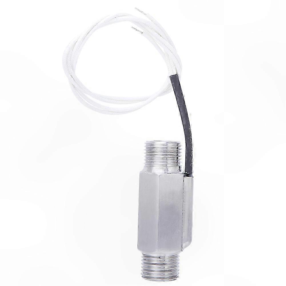 Stainless Steel Water Flow Switch with 1/2 NPT Double Male Threads for Oil and Liquid Applications