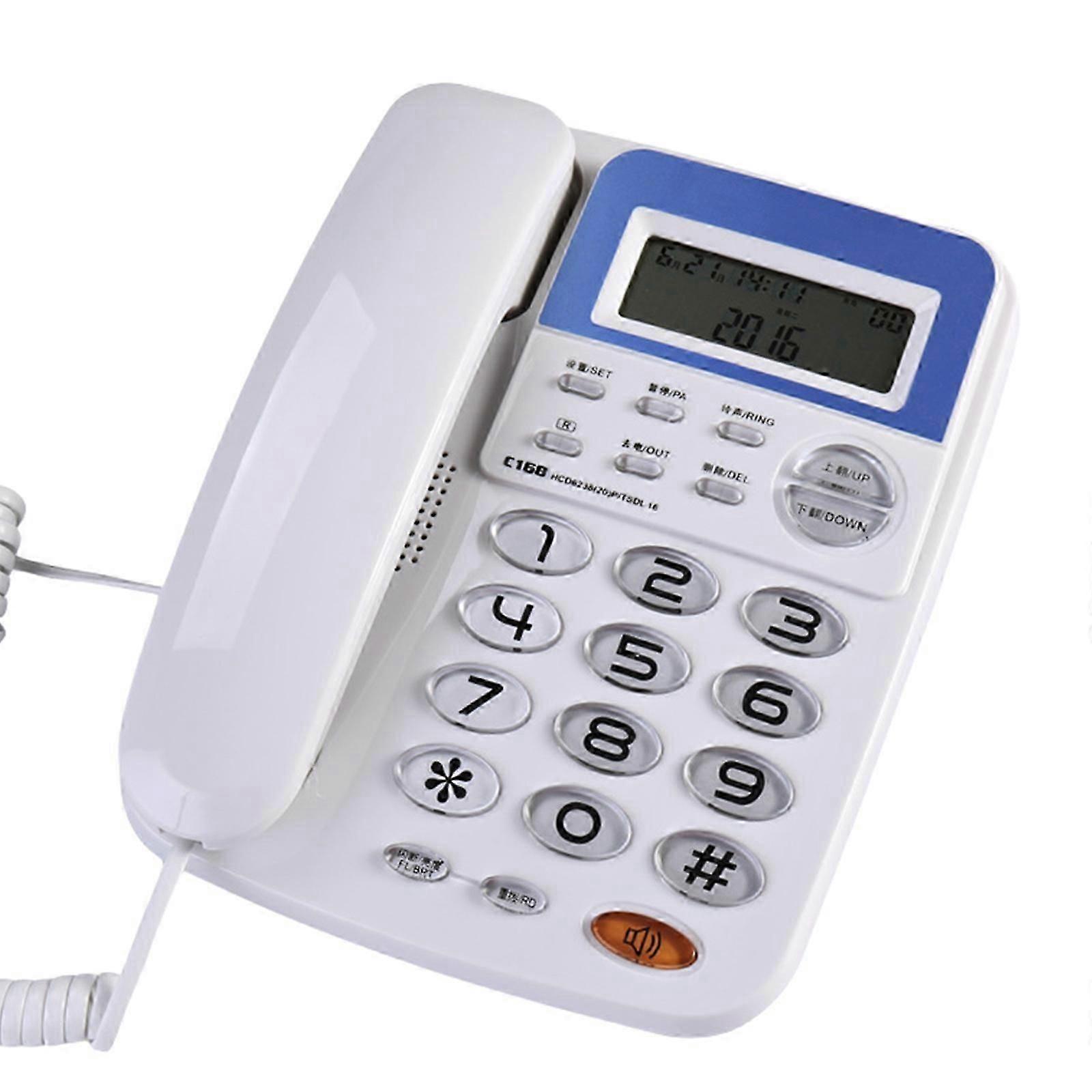 C168 Office Business Phone With VIP Call and Caller Display Adjustable Display