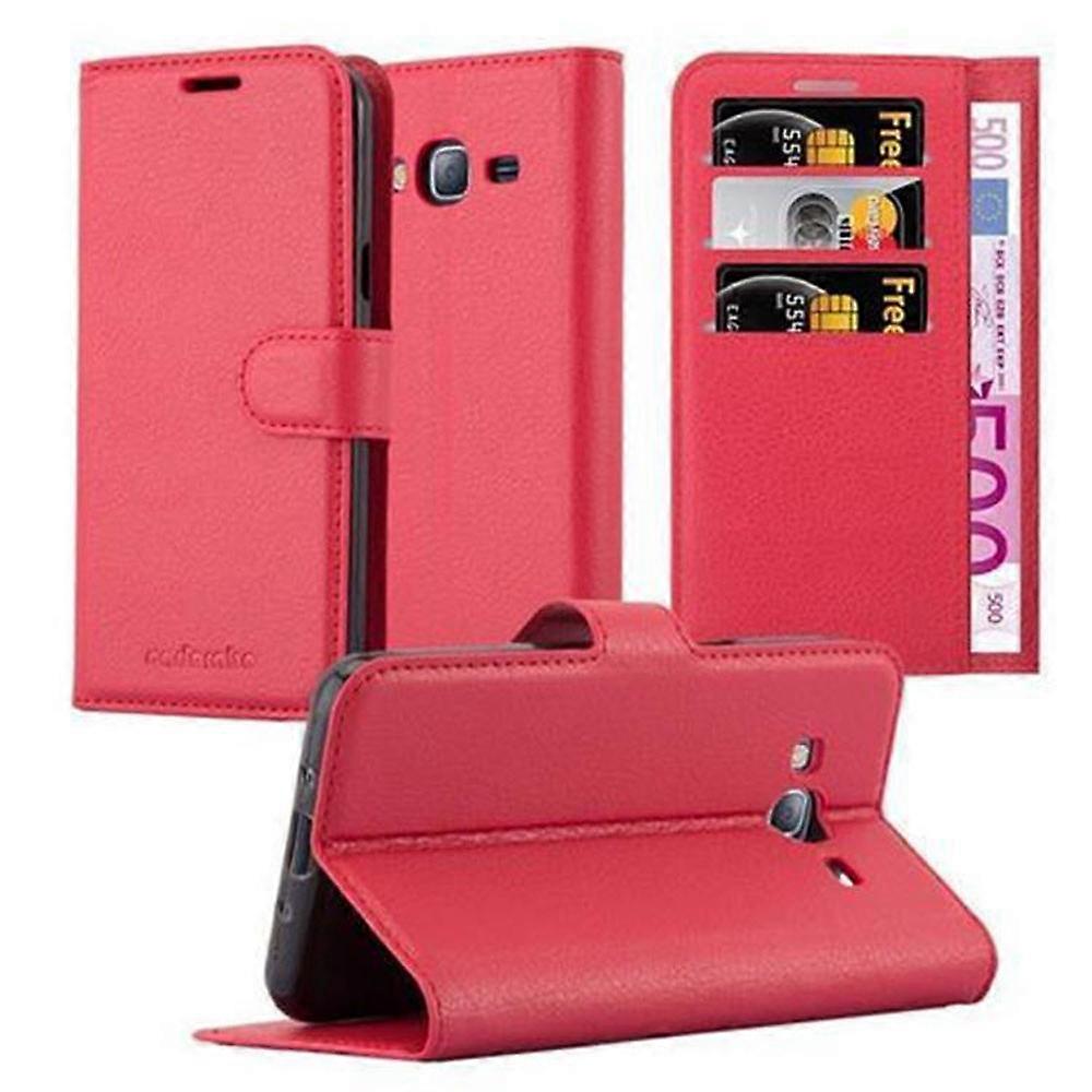Samsung Galaxy J3 2016 Case - Protective Case with Card Slots and Stand Function