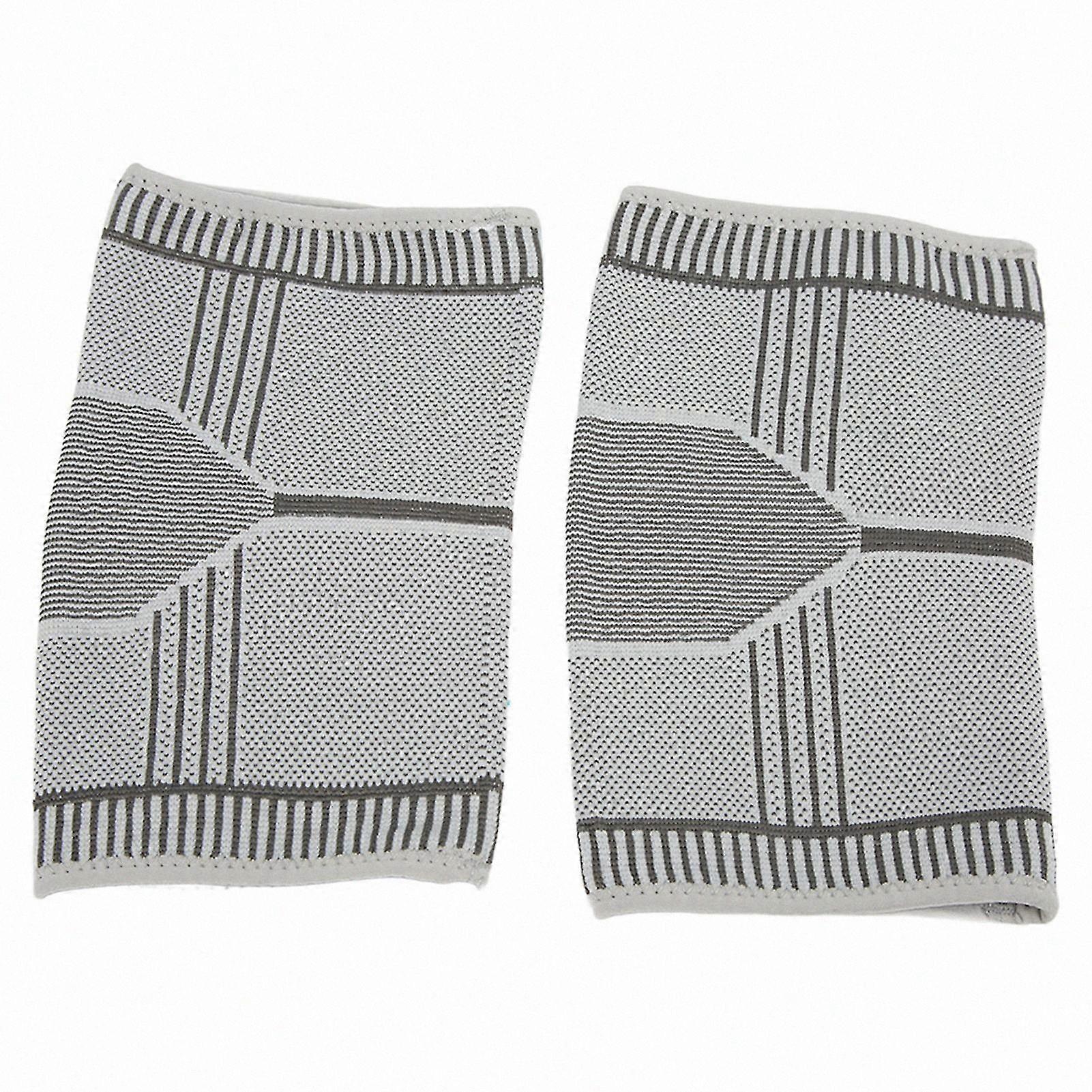 Pair of High-Elasticity Graphene Elbow Supports for Fitness, Basketball, Volleyball with 3D Weave & Breathable Design