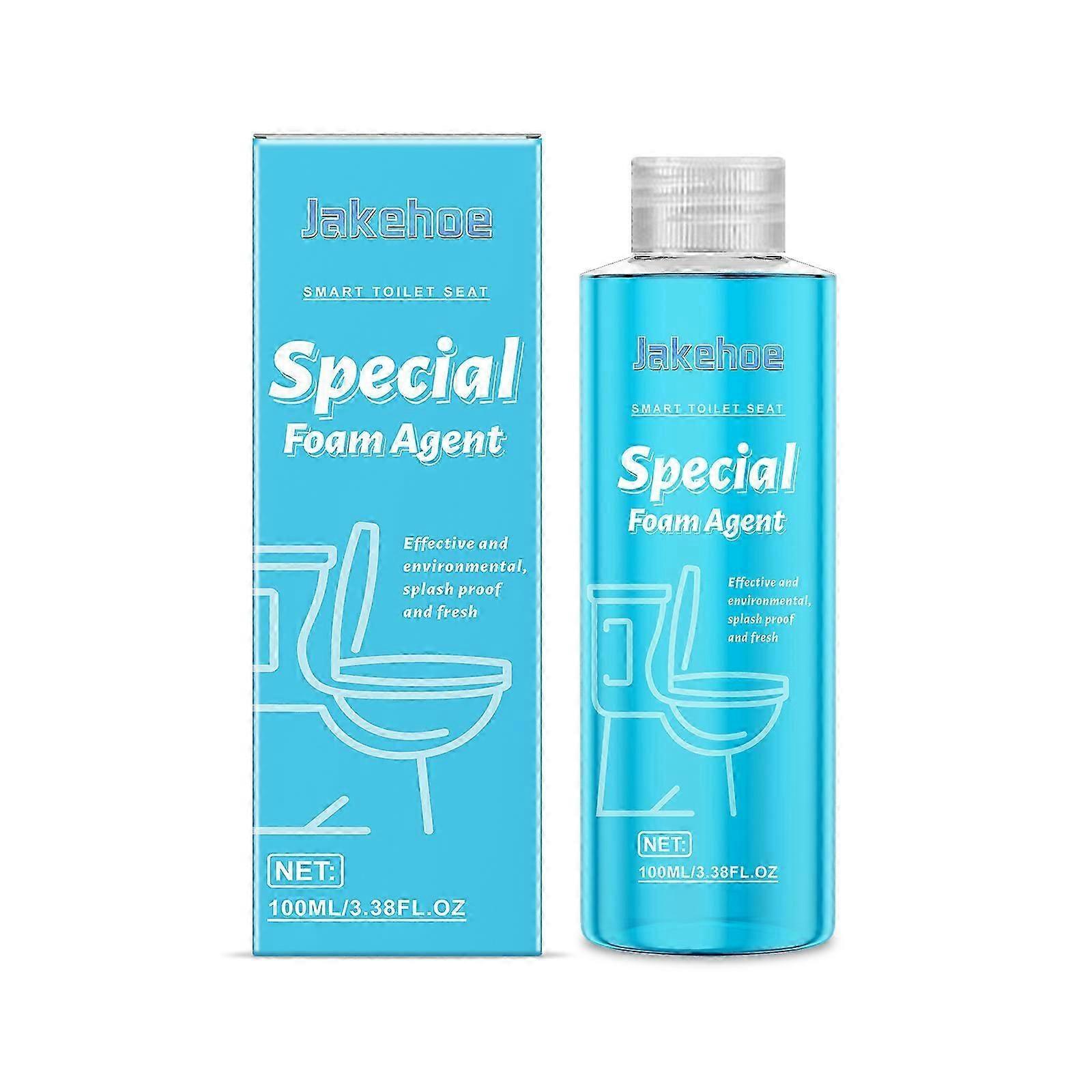 Jakehoe Toilet Cleaner Bubble Cleaner Foaming Agent Descaling and Deodorizing Toilet Anti-Splash Cleaning Liquid