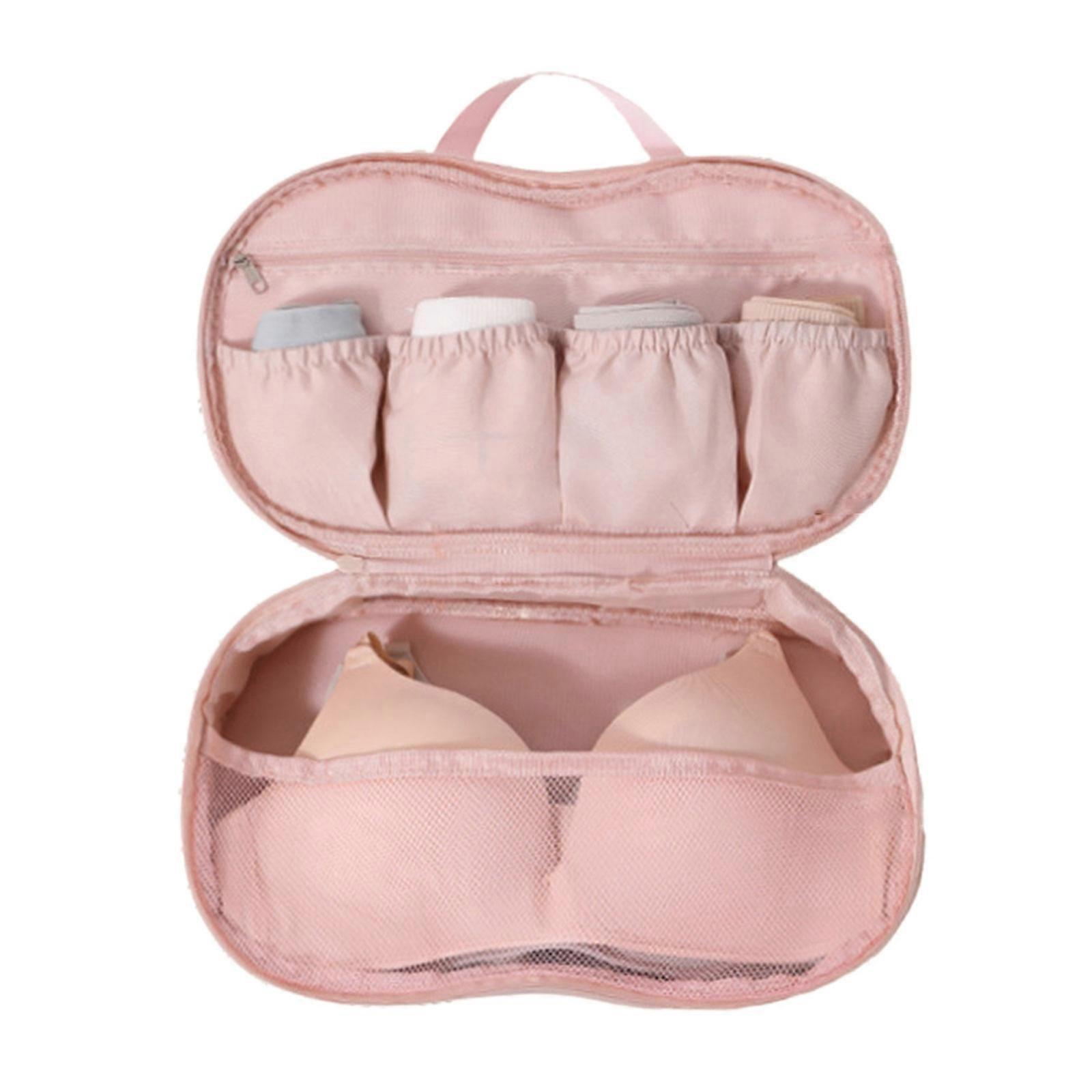 Portable Underwear Travel Organizers For Bras Socks Multiple Layer Design Compact Storage Bag With Dustproof Closure Multicolor