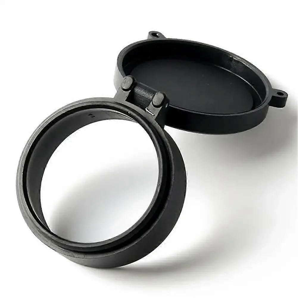 Scope Lens Cover Transparent, Fits 3069mm Objective Lenses, 43mm Diameter, FlipUp Quick Spring Cap for Hunting