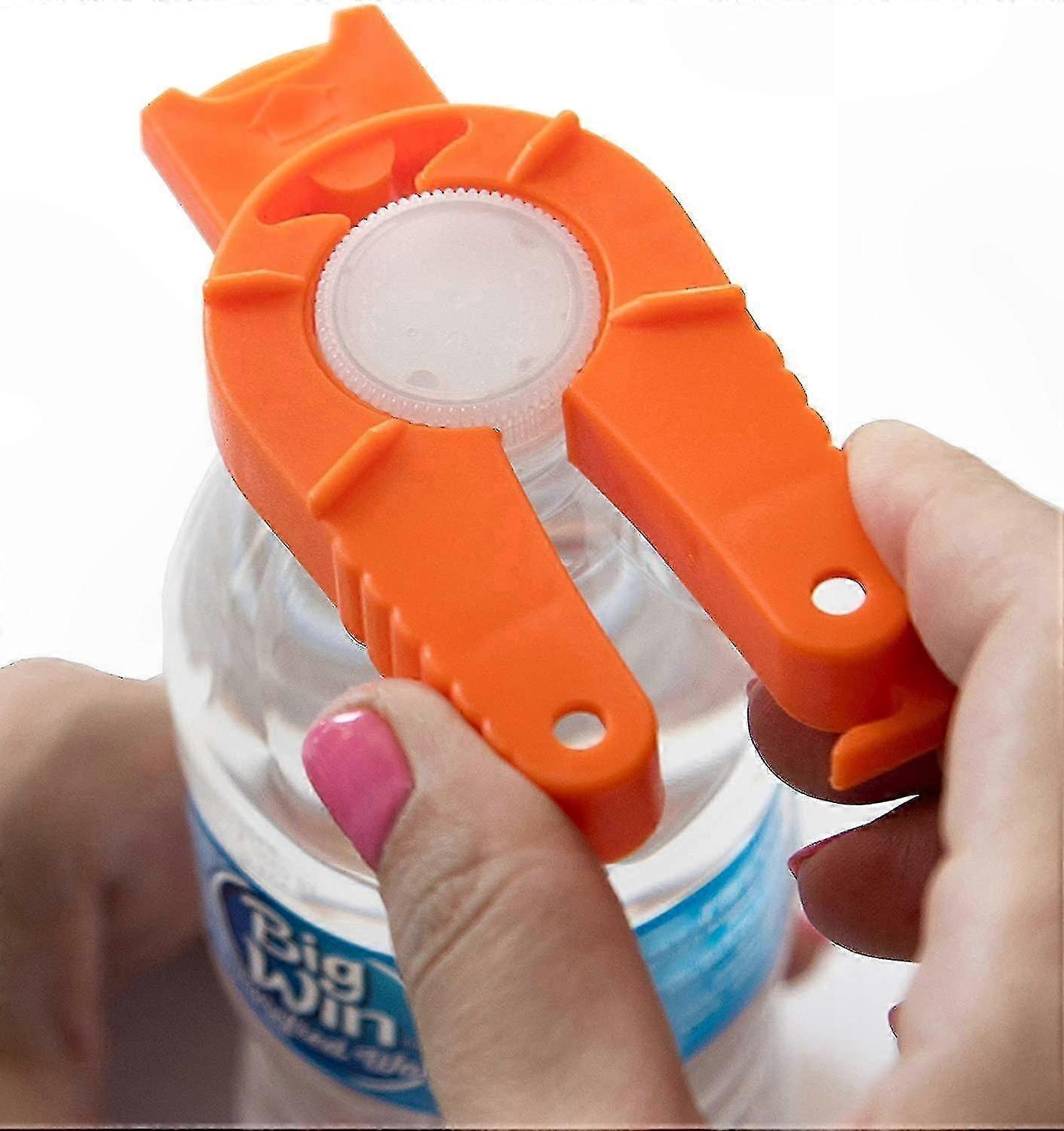 Bottle Opener for Plastic Containers with Dual Functionality