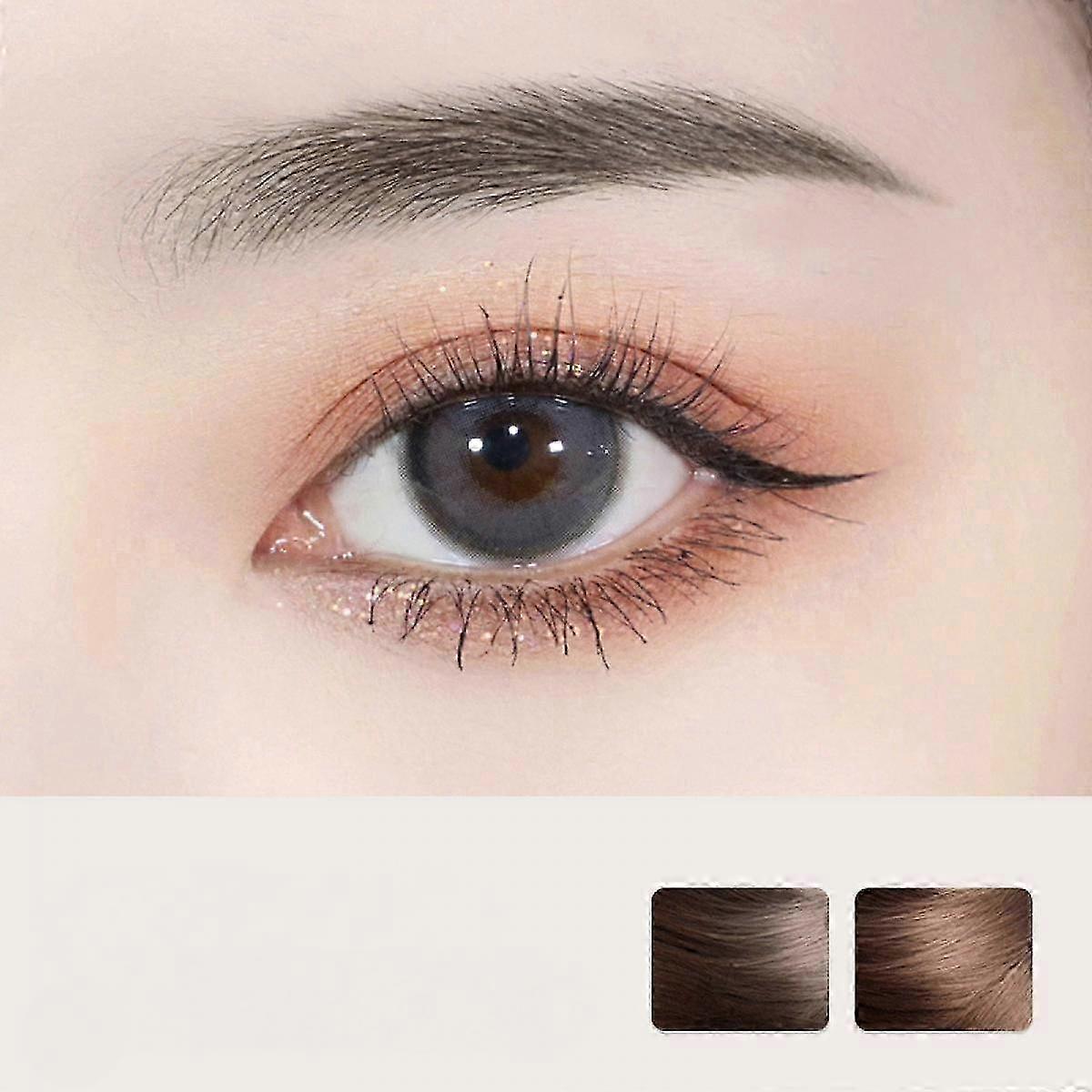 1 PCS Eyebrow Pencil Small Gold Chopsticks Double-Headed Eyebrow Pencil with Long Lasting,Waterproof,Sweat-Proof,Moss Green