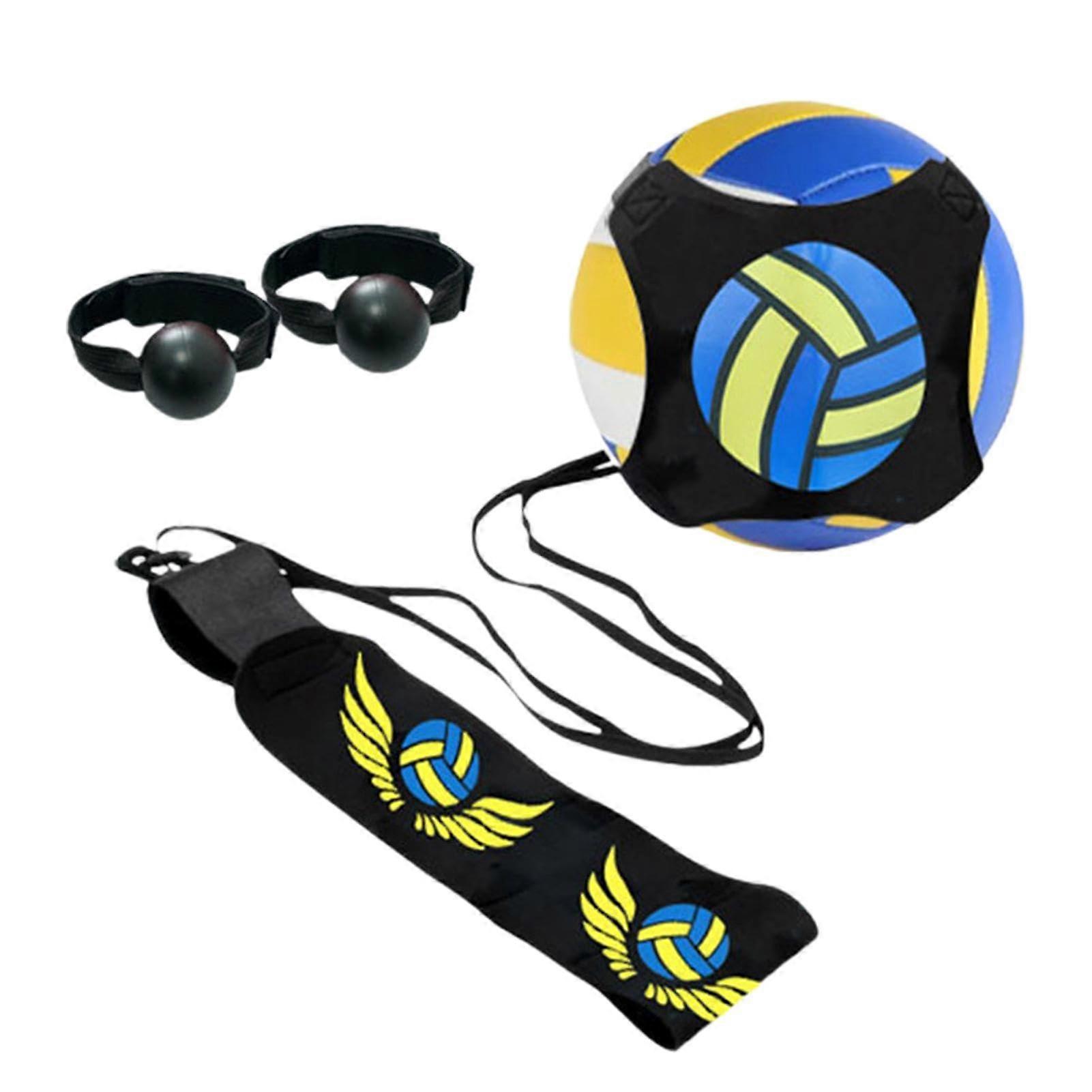 Volleyball Spike Trainer Adjustable Elastic Training Aid For Volleyball Training Device To Improve Serve