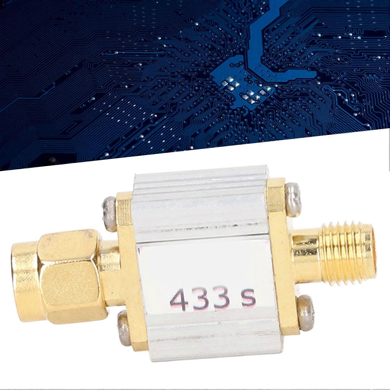 433MHz Bandpass Filter SMA Interface Band Pass Filter Module for RFID Receiver 50 Ohms 