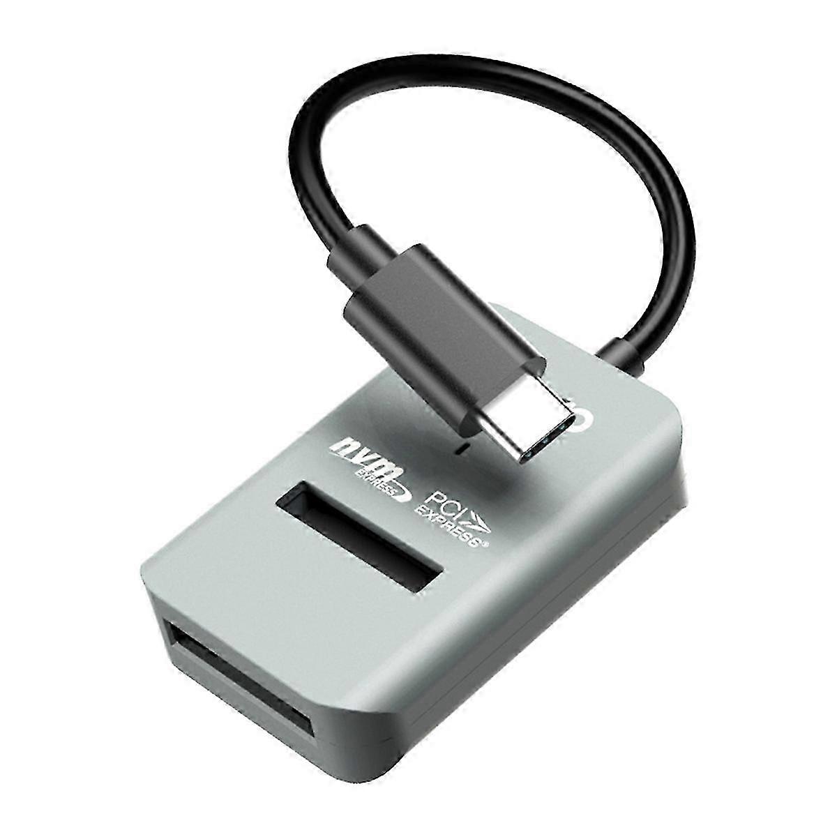 Enhanced M.2 NVMe SSD Enclosure with Type-C Interface: Supports Speeds up to 10Gbps & Various SSD Formats