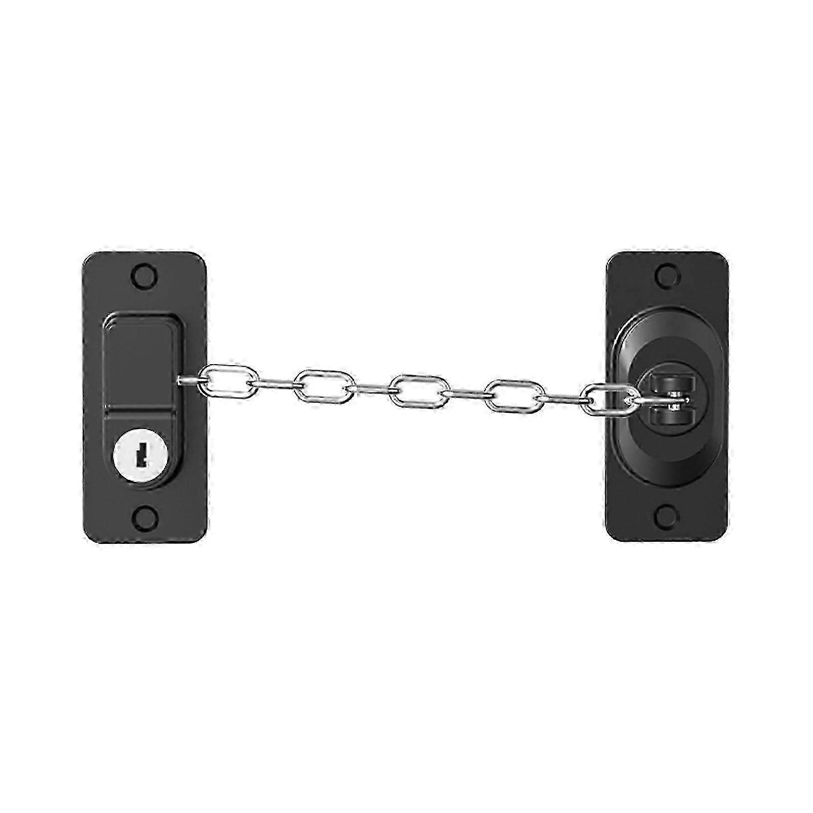 Window Safety Chain Lock Strong-adhesion Rustproof Window Chain Lock for Living Room