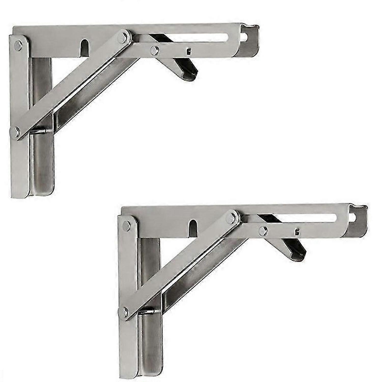 Stainless Steel Folding Triangular Bracket Wall Rack