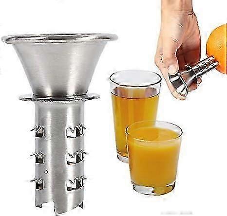 Stainless Steel Fruit Juicer Lemon Drilling Orange Lemon Juicer Manually Juicer Fruit Squeeze Machine Fruit Vegetable Maker Machine Hand Press Tool K