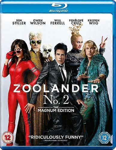Zoolander No. 2 Blu-Ray (2016) Ben Stiller cert 12 Region 2
