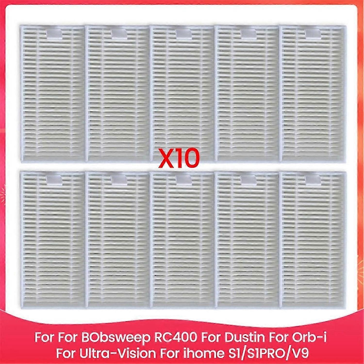 Hepa Filter for BObsweep RC400 for Dustin for Orb-I for Ultra-Vision for Ihome S1/S1PRO/V9 Vacuum Cleaner Spare Parts,A
