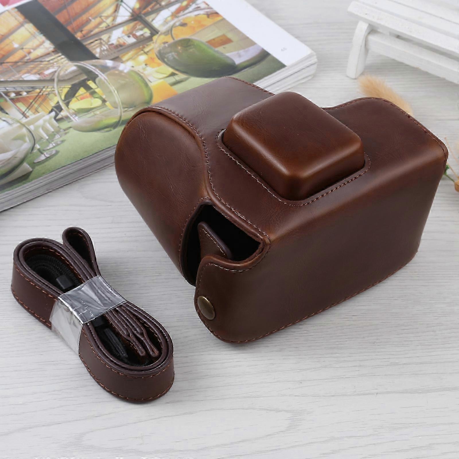 Full Body Camera PU Leather Case Bag with Strap for Olympus E-PL3 / E-PM1 2025