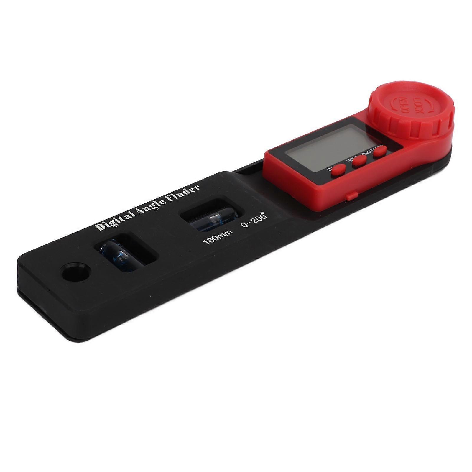 2in 1 Digital Angle Ruler LED Electronic Level Protractor Multifunctional Angle Finder Measuring Tool