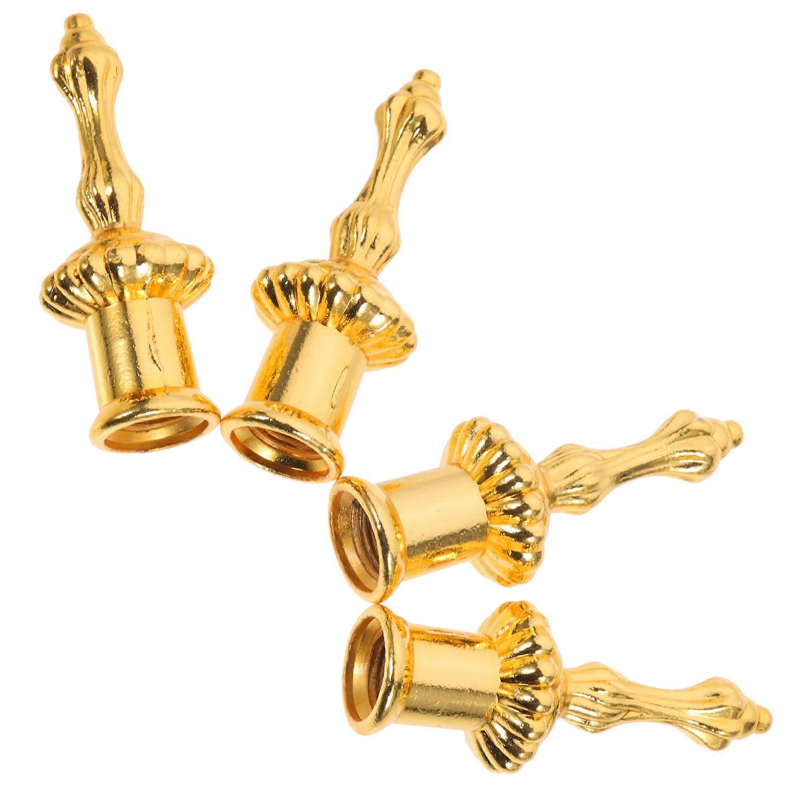 Lamp Finials Lampshade Holder for Light Use 20Pcs Golden Lamp Knobs