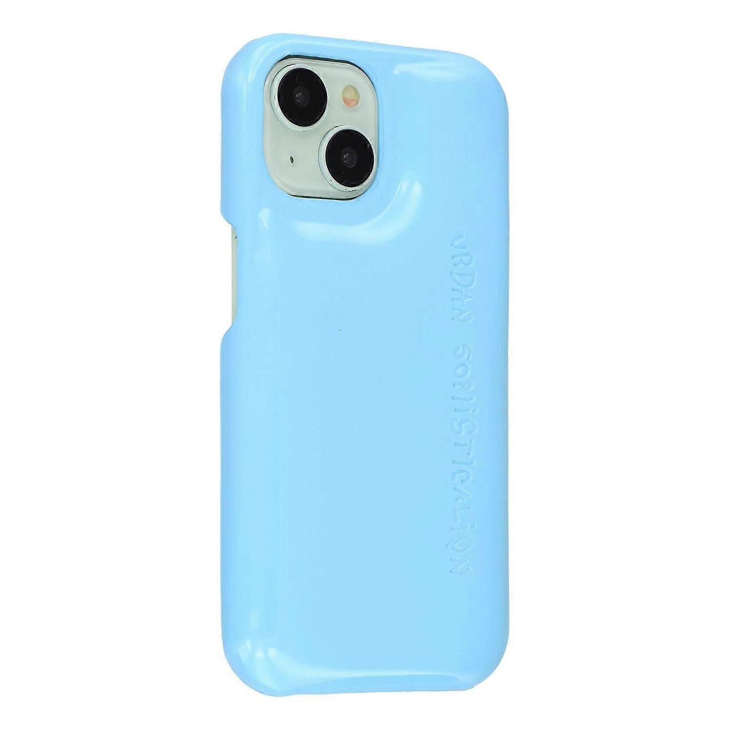 For iPhone 15 Case Puffy PC Shockproof Phone Cover Large Camera Cutout
