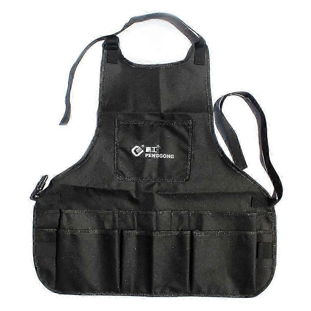 Electrician Apron Tool Bag Adjustable Storage Pockets Pouch Toolkit