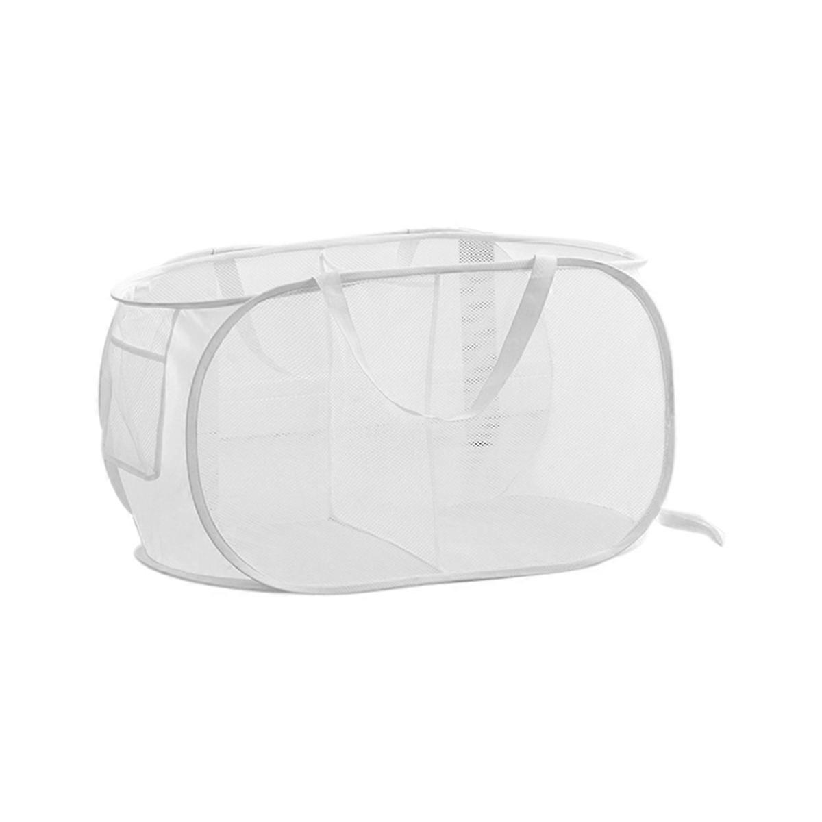 Breathable Mesh Folding Laundry Basket Household C