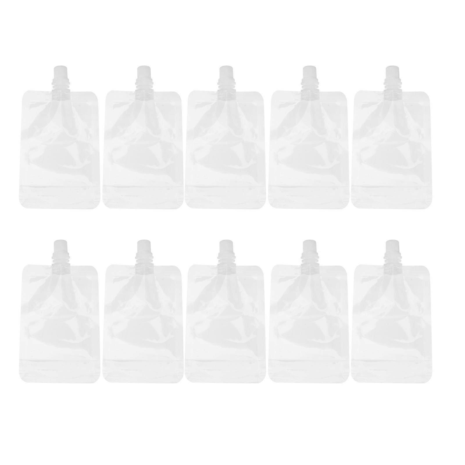 30Pcs 100ML Transparent Drinks Flasks Liquor Pouch Reusable Beverages Drinking Flasks