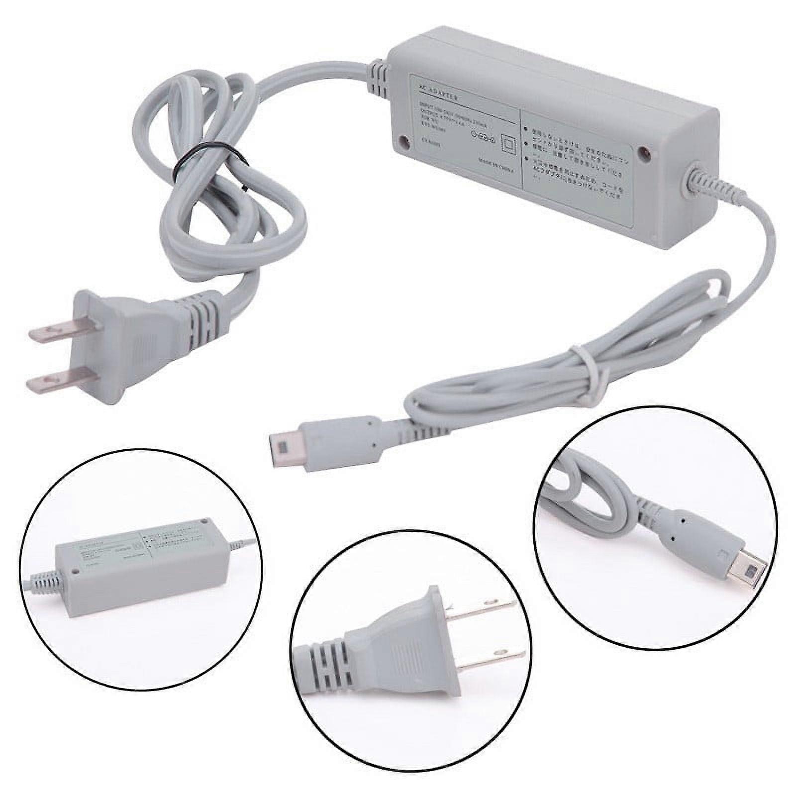 AC Charger Adapter for Nintendo Wii U Gamepad, 3PCS USB Headsets with Mic, External Hard Drive & PS5 Gaming Set, PS5 Controller Compatible