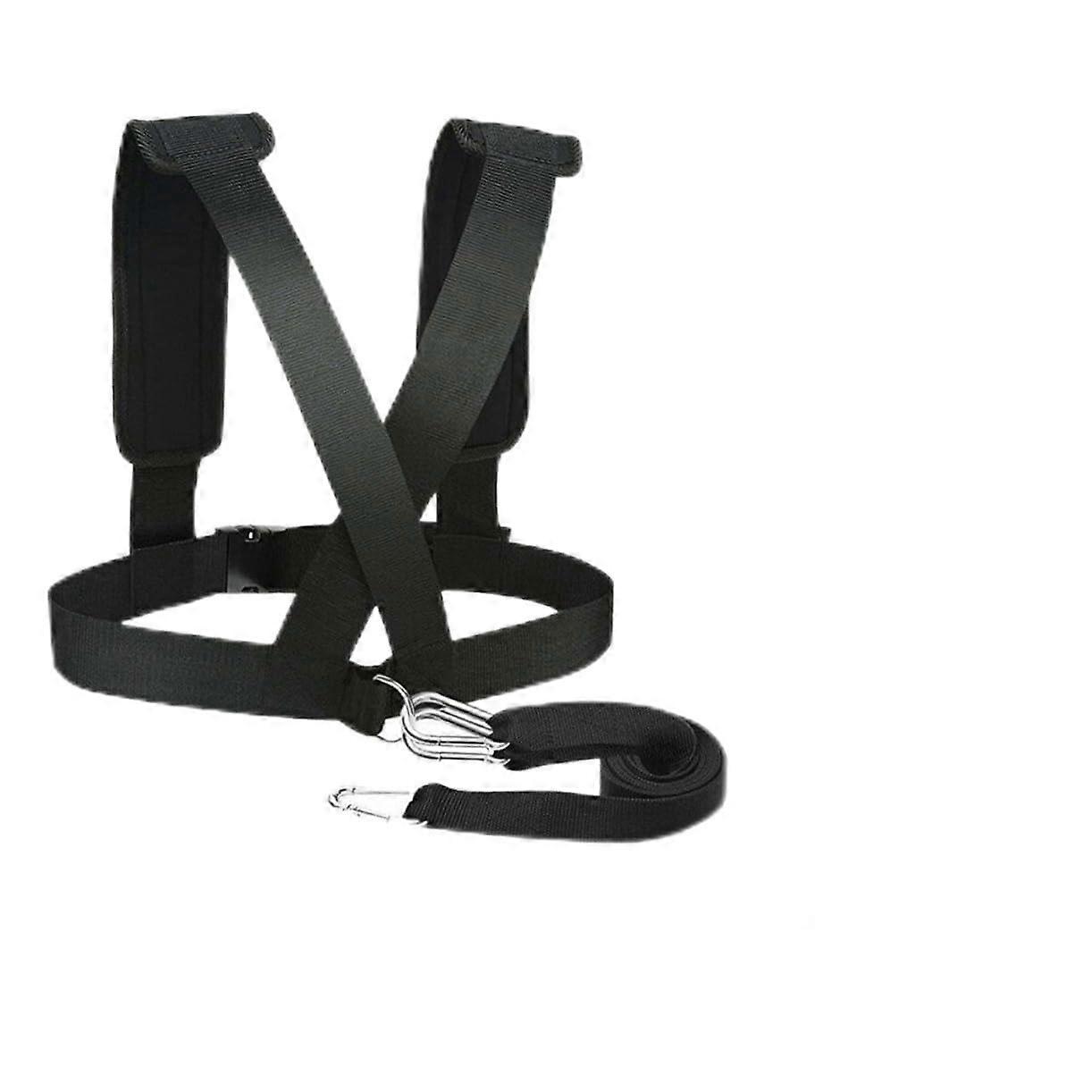 Weight Bearing Sled Harness 2 Pack With Padded Shoulder Straps, Resistance Belt For Running And Strength Workouts