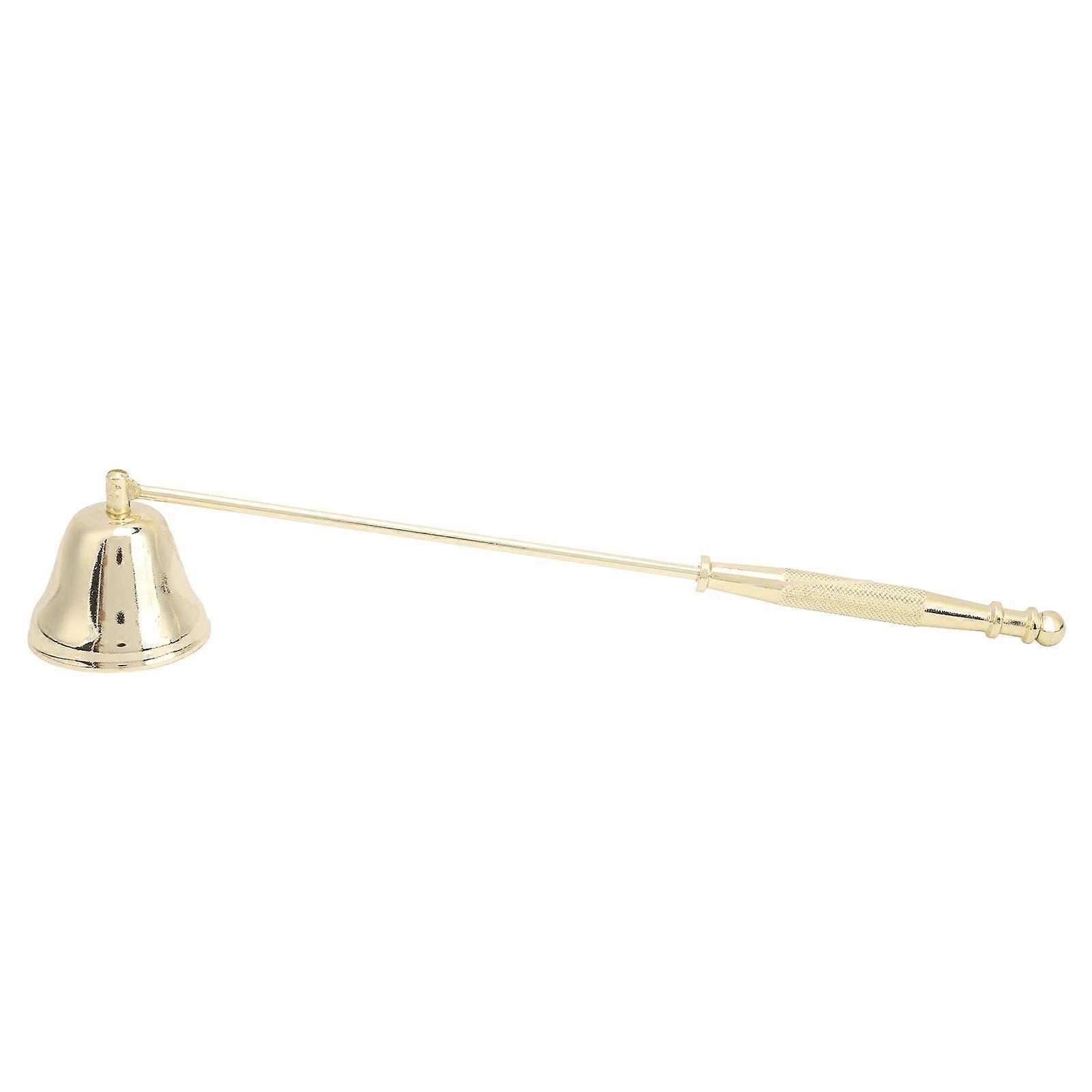 Stainless Steel Candle Snuffer Candle Extinguishing Tool with Long Handle AccessoryGold