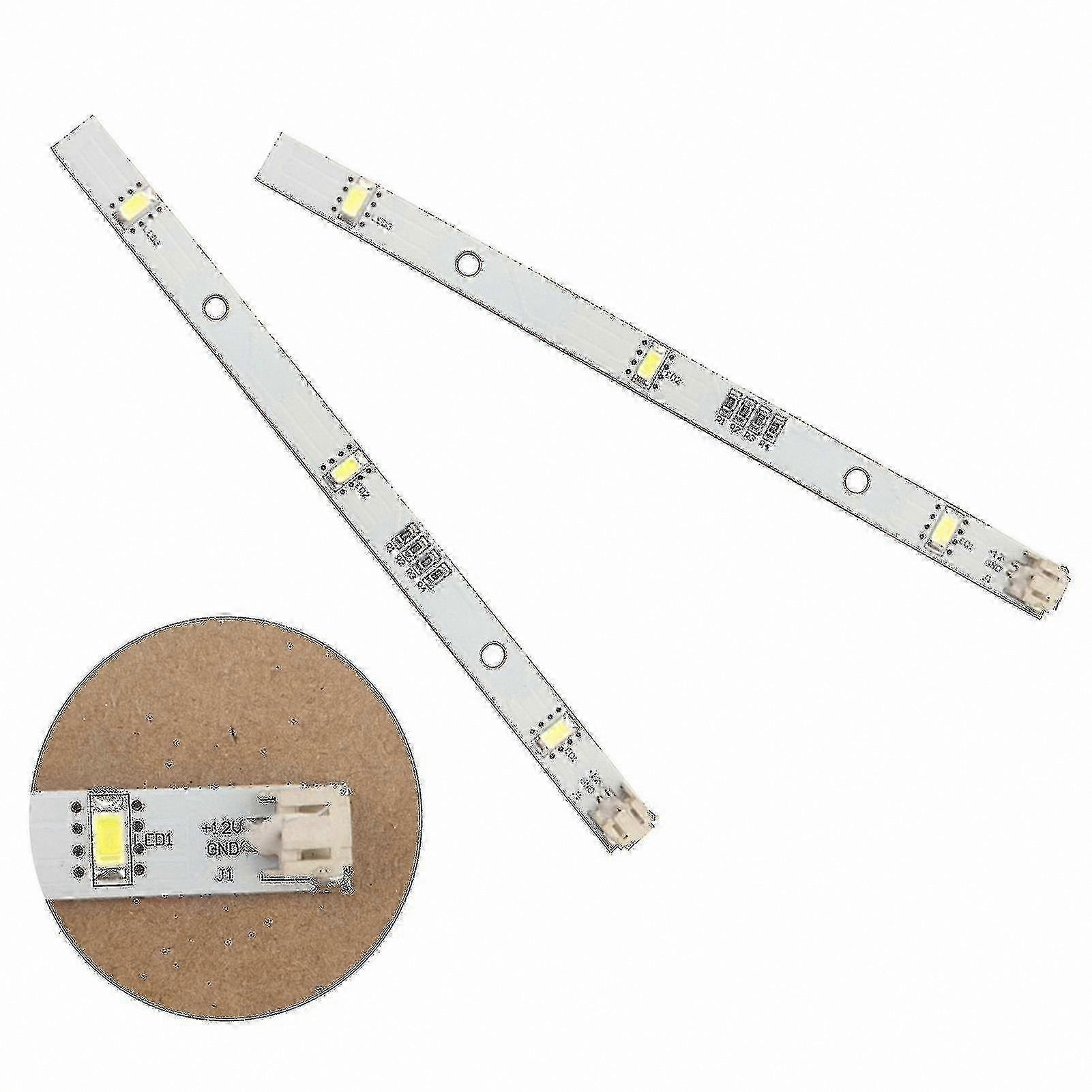 2-Pack LED Strip Lights for Fridge and Freezer, Universal Fit for Multiple Models