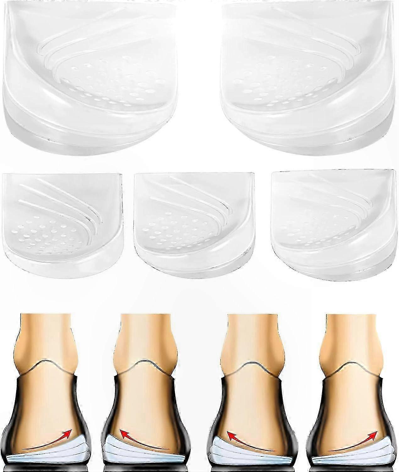 Adjustable Orthopedic Heel Lifts for Supination and Over-Pronation Support, Medial Lateral Wedge Inserts for Knee Pain Relief and Bow Legs Correction