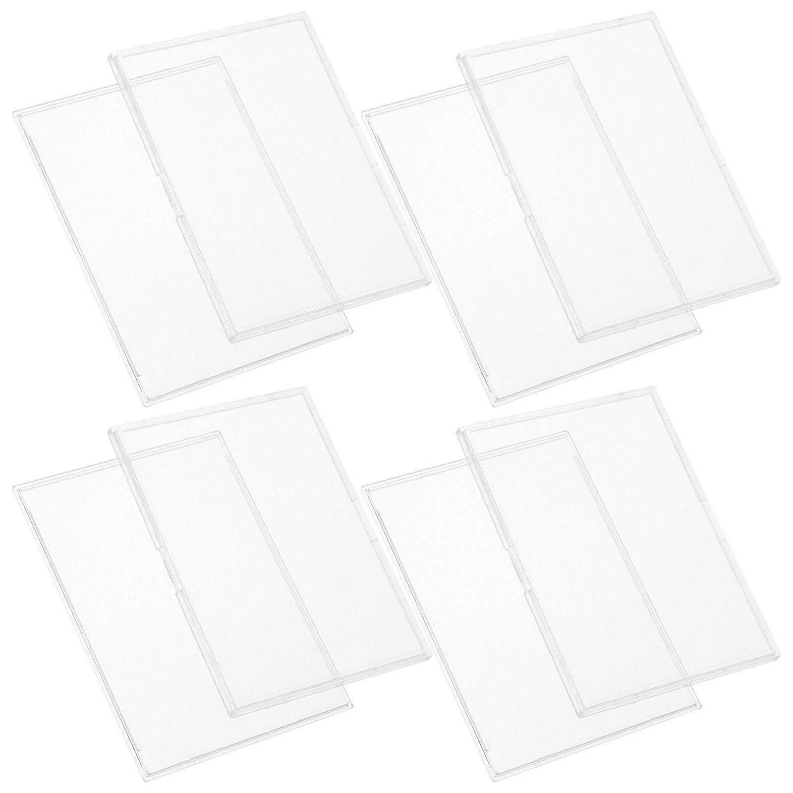 Acrylic Card Protector Sleeve for Cards Storage with 50Pcs Clear Cases