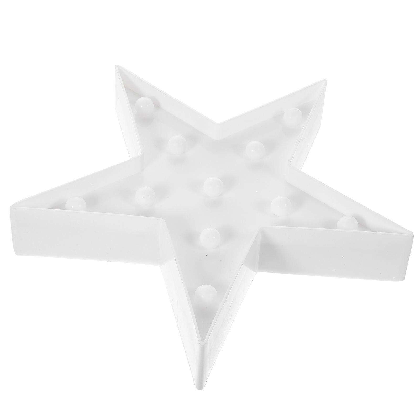 Table Lamp LED Five-Pointed Star Night Light for Lighting 3Pcs Set