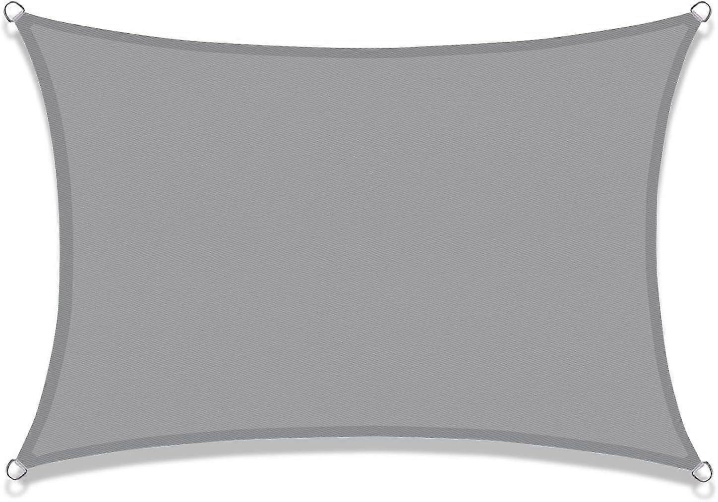 Rectangular Shade Sail 2.5x3m Shade Cloth Waterproof Awning, 95% UV Protection