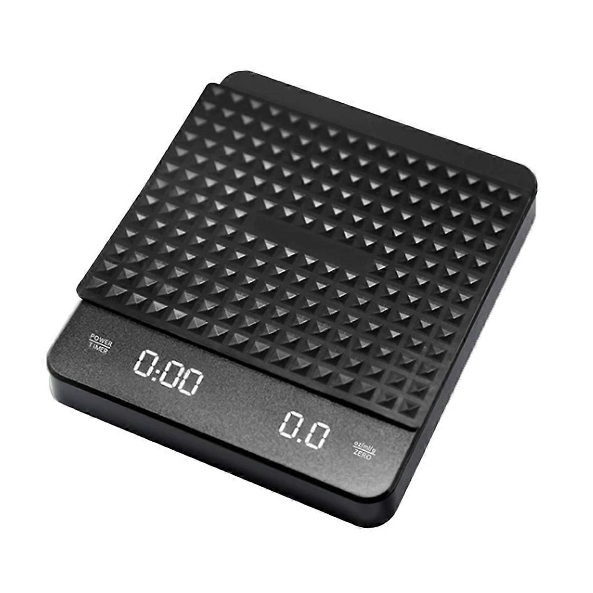 High Precision Digital Coffee Scale with Timer Rechargeable Kitchen Scale with 3 Units(G/Oz/Lb) Coff