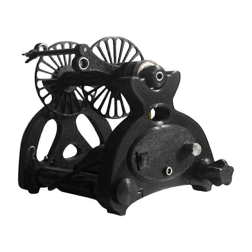 Automatic Yarn Winding Machine Multipurpose Reversible Rotation Yarn Spinner Black