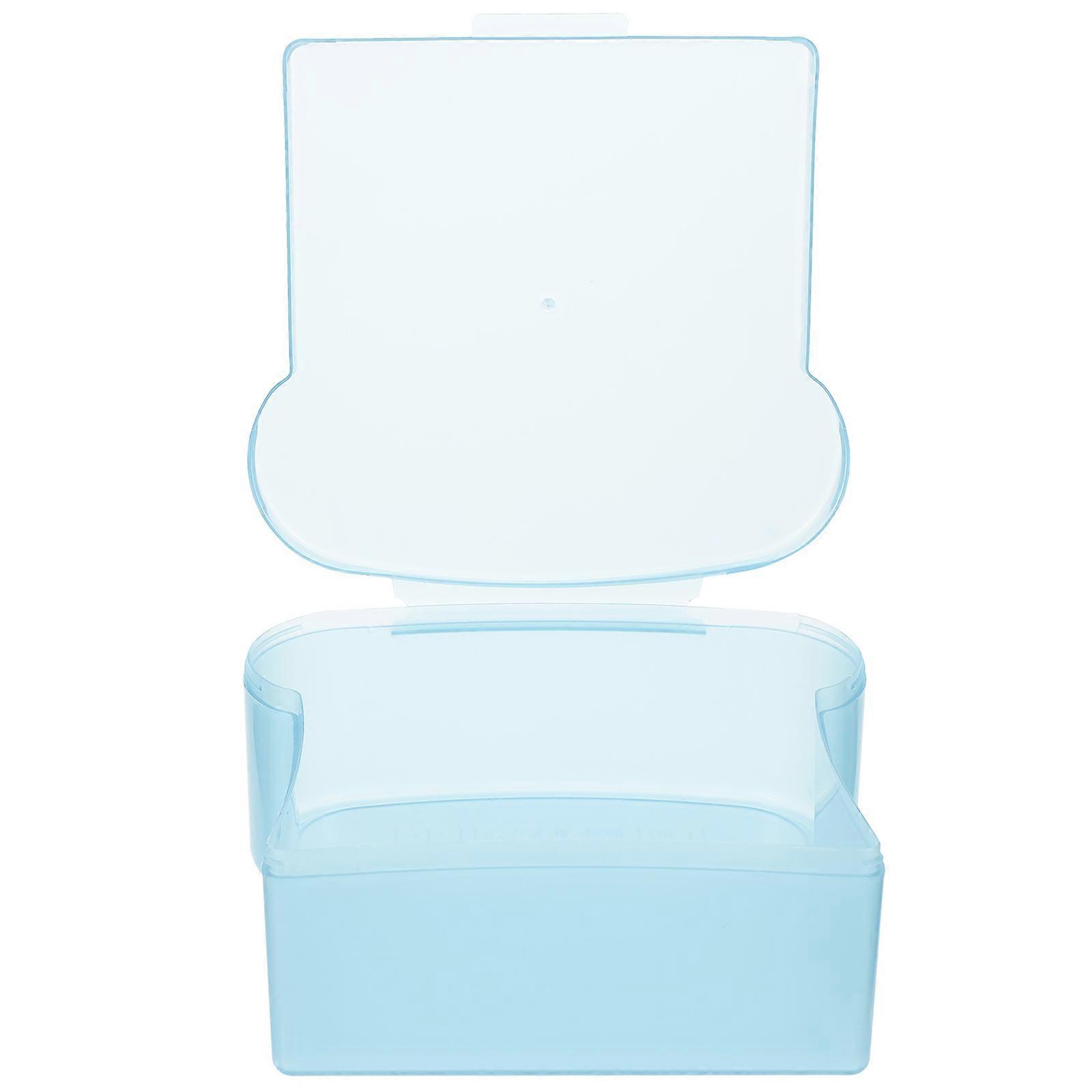 Square Sandwich Container For School Picnic Salad Preservation 14X13.5CM Reusable 4Pcs