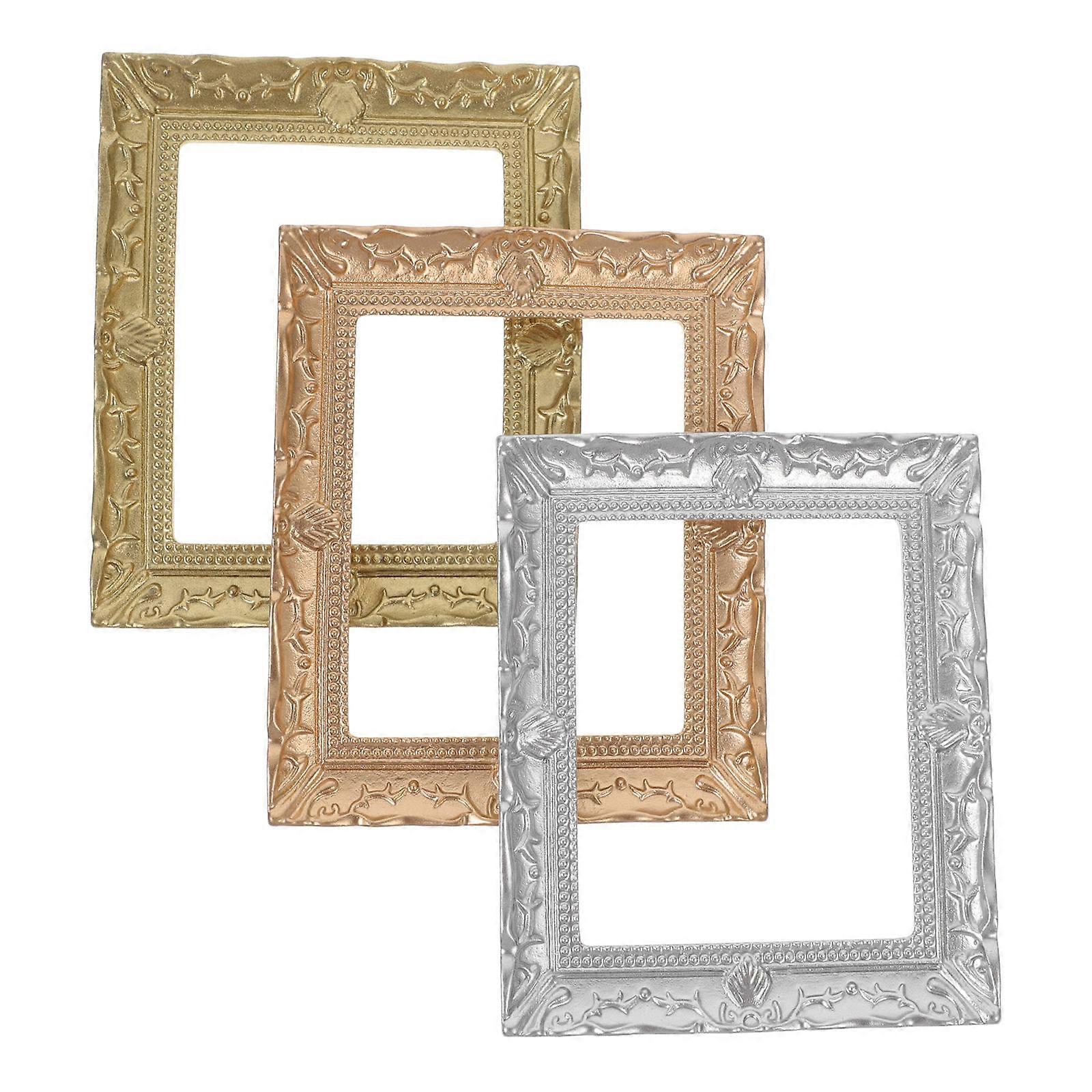 Resin Mini Photo Frames Decorative Picture Frames for Decor 15Pcs