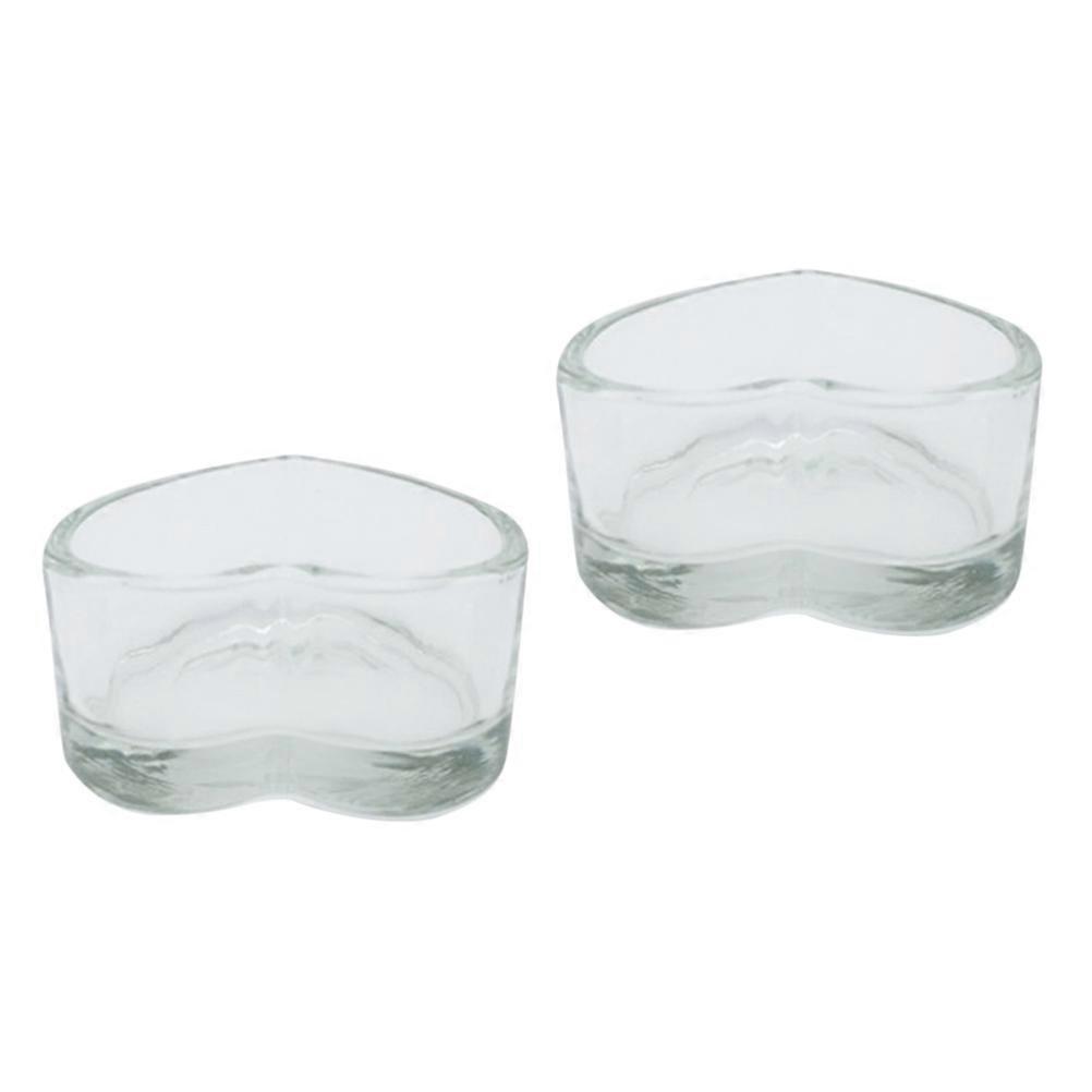 Decorative Candle Cup Heart Candlestick for Decoration 2Pcs
