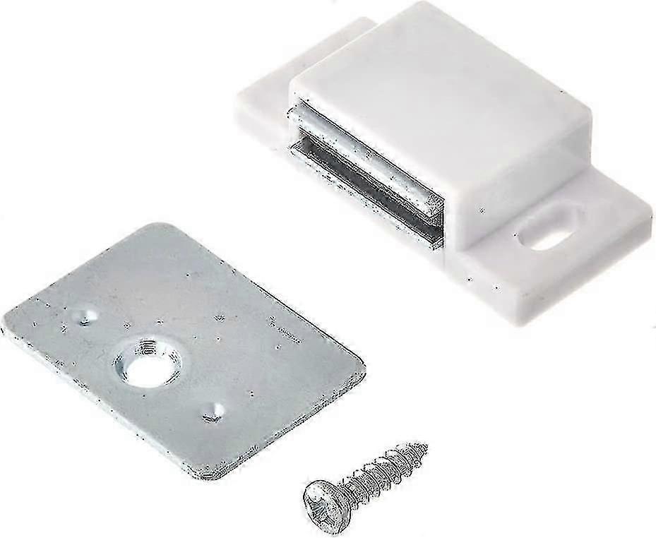 Shutter Hardware 50631-R 15lb Single Magnetic Catch White/zinc Retail Pack (10) Walkbee SZRH A-F 2025
