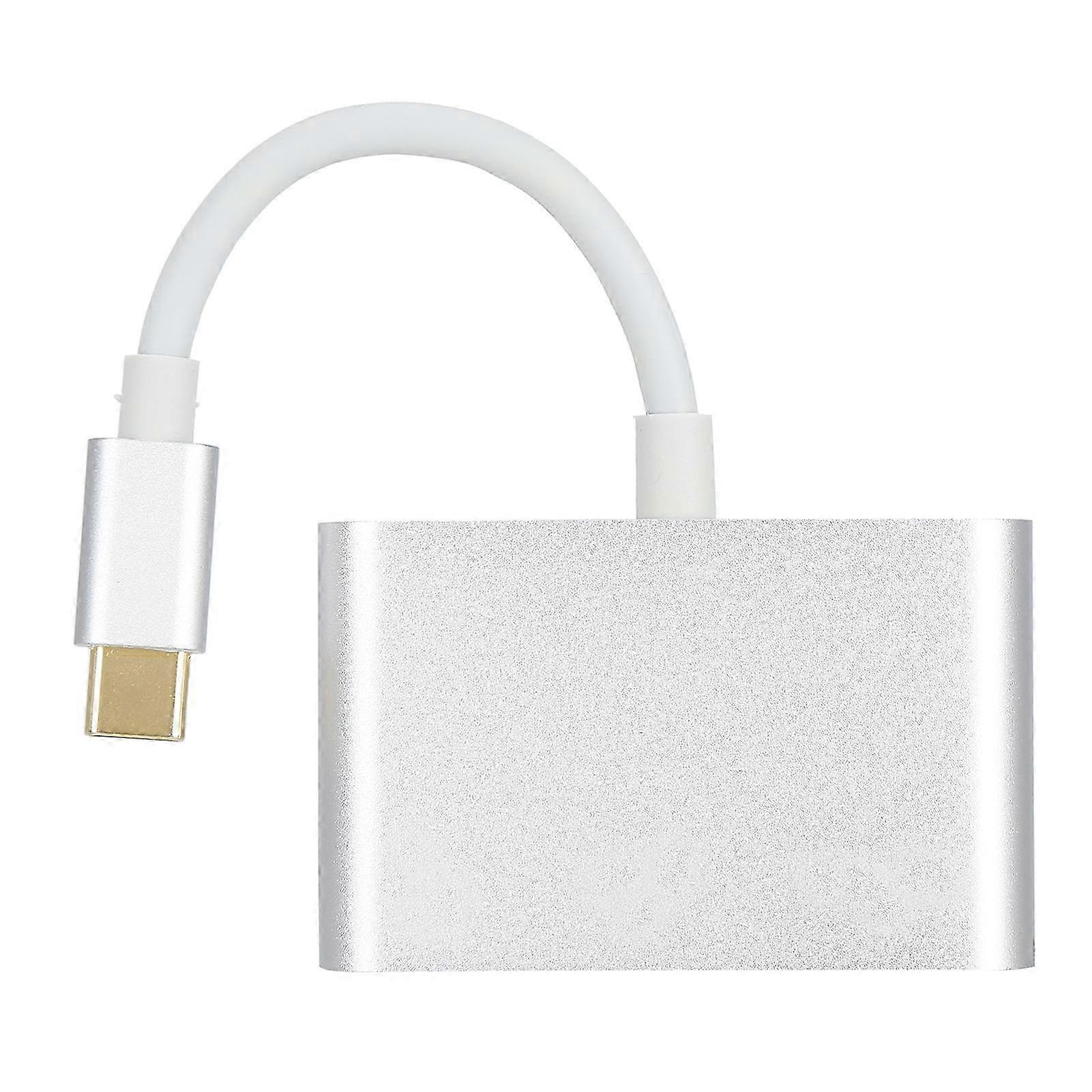 2025 USB Type-C To Hdmi Hub Adapter For High-definition Audio And Video, Power Delivery Charging Slim And Portable Design For Heat Dissipation, Wide