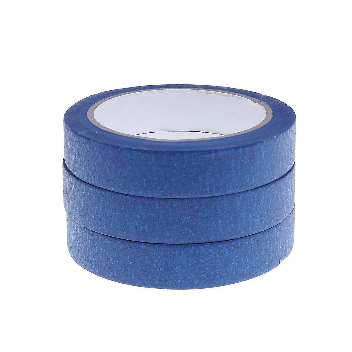Masking Tape Rubber Color Separation Mark for Painting 9Pcs Blue High Temperature Resistant
